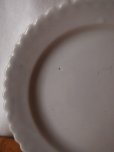 画像9: フランス ヌヴェール　白釉薬　花リム　軟質陶器