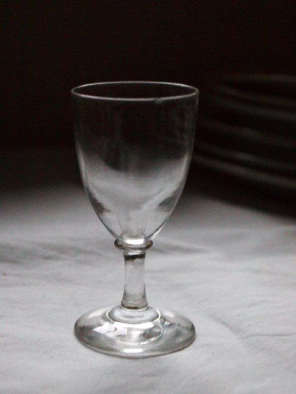 フランスアンティーク　吹きガラス　グラス　