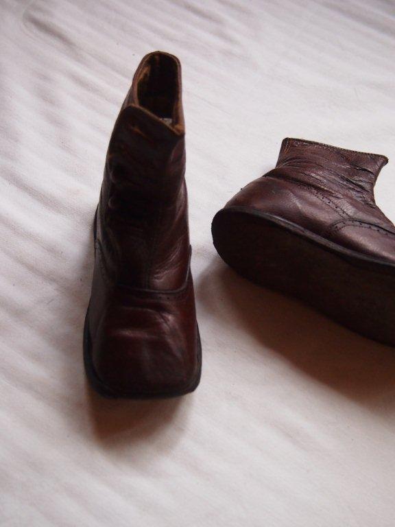 画像4: フランス　アンティーク　子供革靴