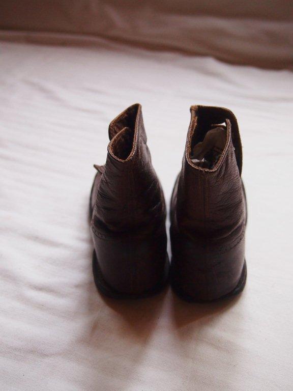 画像2: フランス　アンティーク　子供革靴