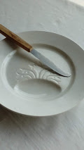 画像1: フランス　アンティーク　サルグミンヌ　軟質陶器　皿
